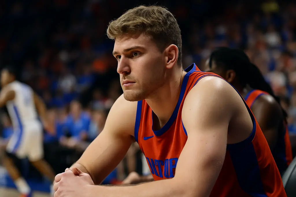 Thomas Haugh return energizes Florida basketball practice with teammates on court