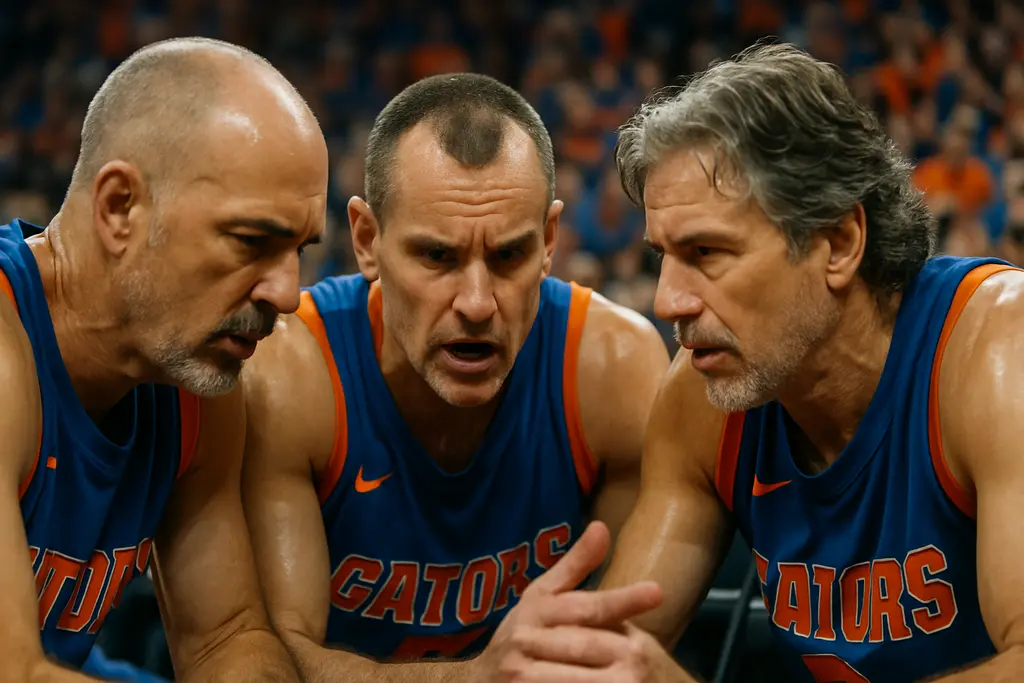 Gators Unified Culture shown through Florida athletes gathering before practice